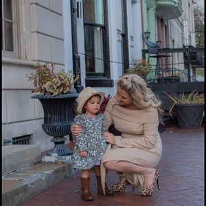 Beautiful sweater like dress yet so comfy and beautiful looking. Slit/sexy